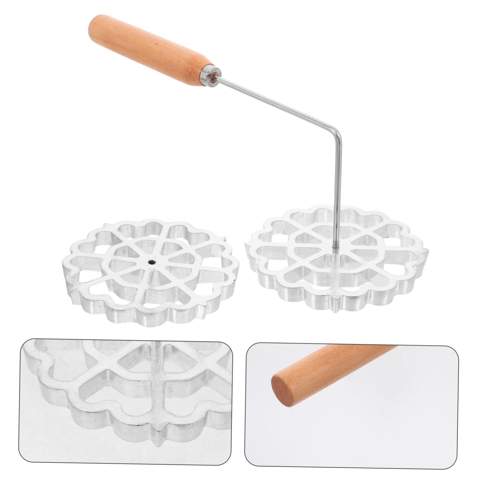 Stampo Per Biscotti e Forma Fiore in Alluminio e Accessorio Per Decorare Torte Per Cuocere e Lievitazione Casa