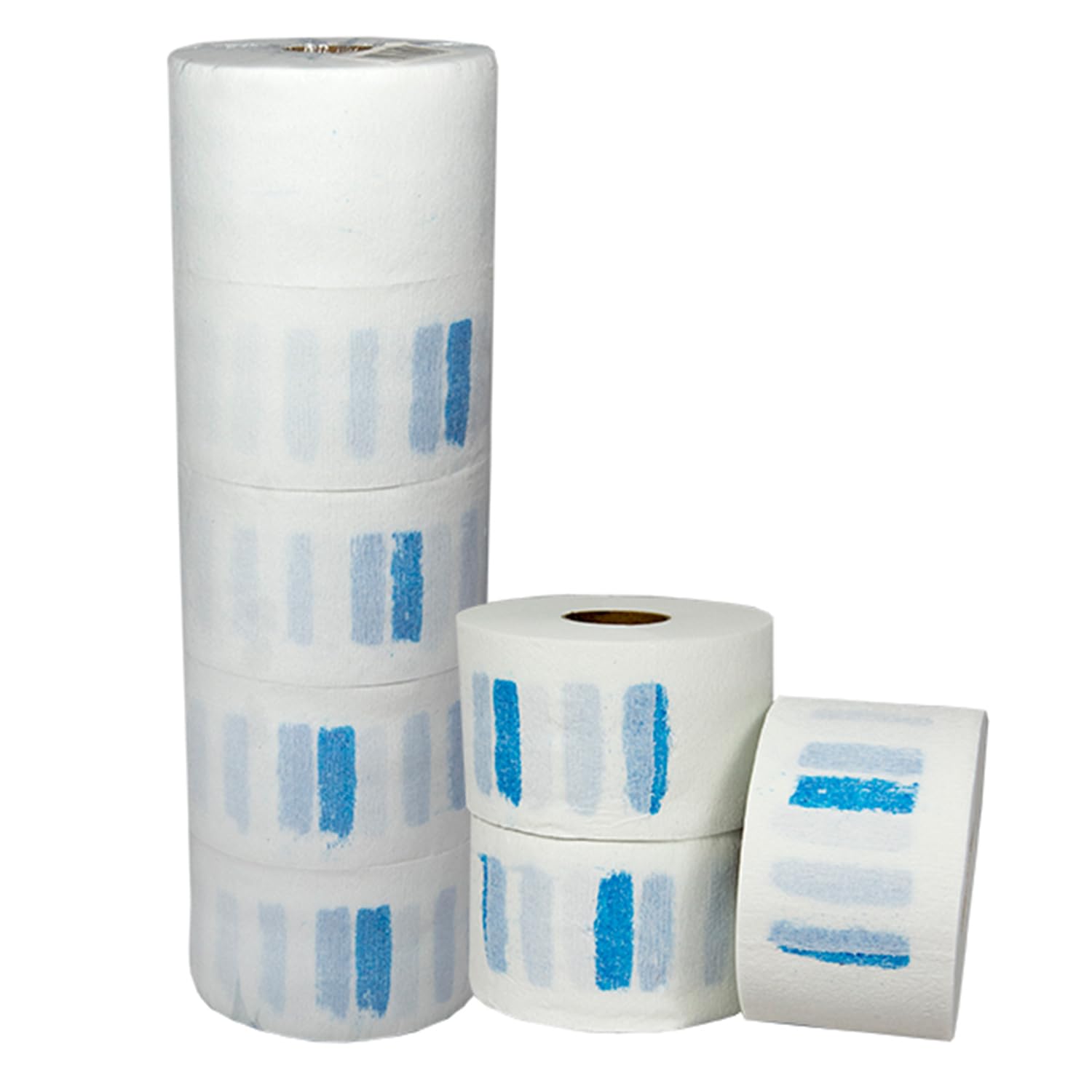 Almericorp 10 Rollos (1000 tiras) Papel de Cuello para Peluquería, Barbería, corte de pelo