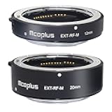 mcoplus EXT-RF-M Metal Auto Focus Macro Extension Tube Set(12mm+20mm) Fit Canon RF Mount EOS-R/EOS R5/EOS R6/EOS-RP Lens and Camera Body