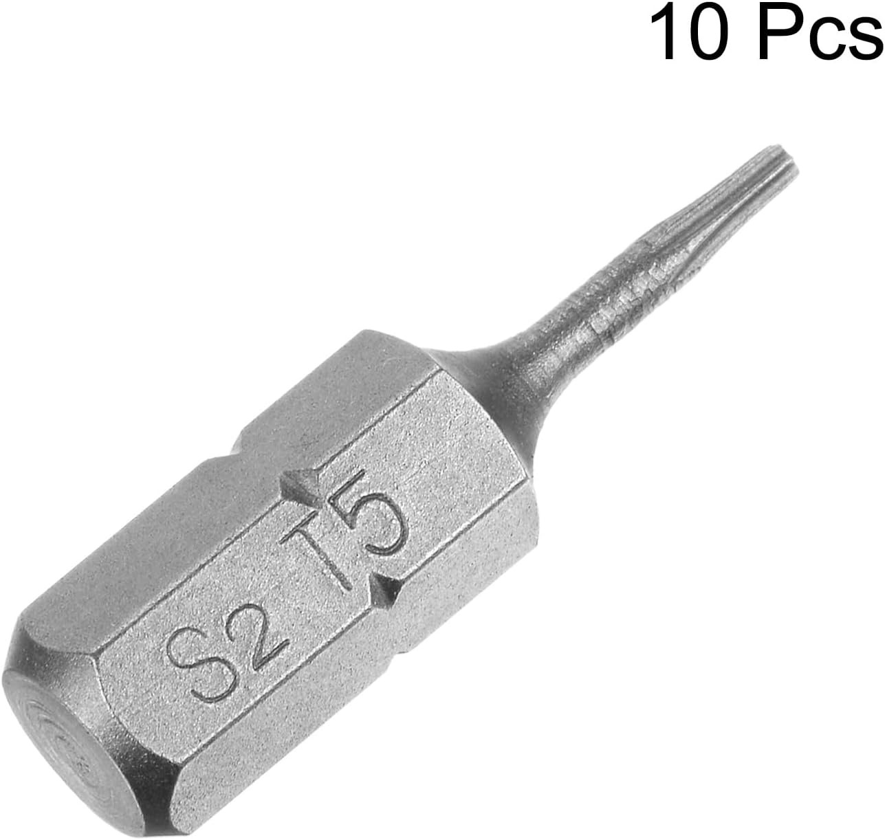 uxcell Torx Bits 1/4 Inch Hex Shank 25mm Length Magnetic Screwdriver T5 Screw Driver Bit S2 Alloy Steel 10pcs