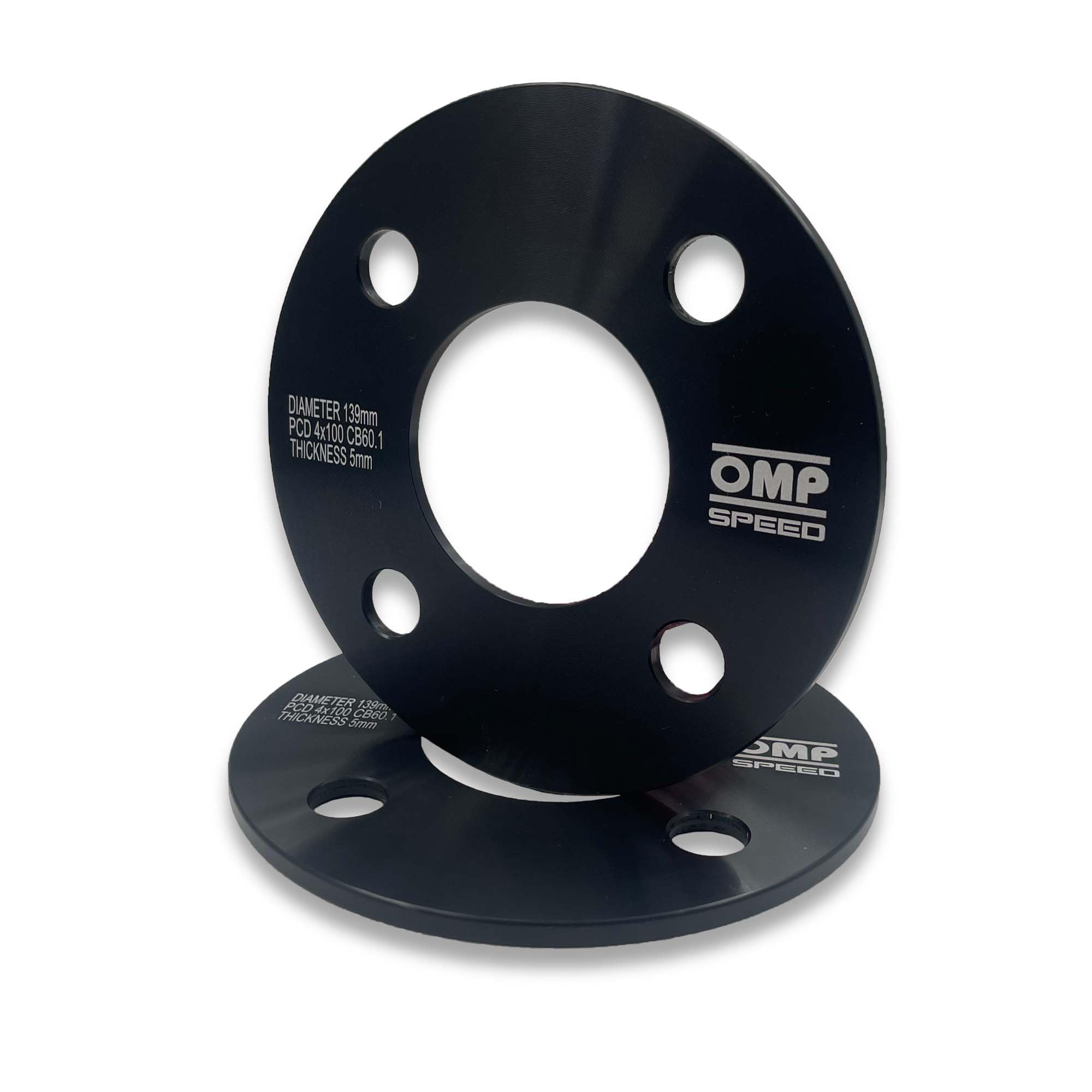 OMP Speed Juego de 2 Separadores Doble Centrado Grosor: 15mm PCD: 5x112 CB: 66.5 OD: 139 Tornillo x20 M14x1.5 Conico + 14x1.5 Esferico Negro Aluminio - OMPS08671501 — view 14