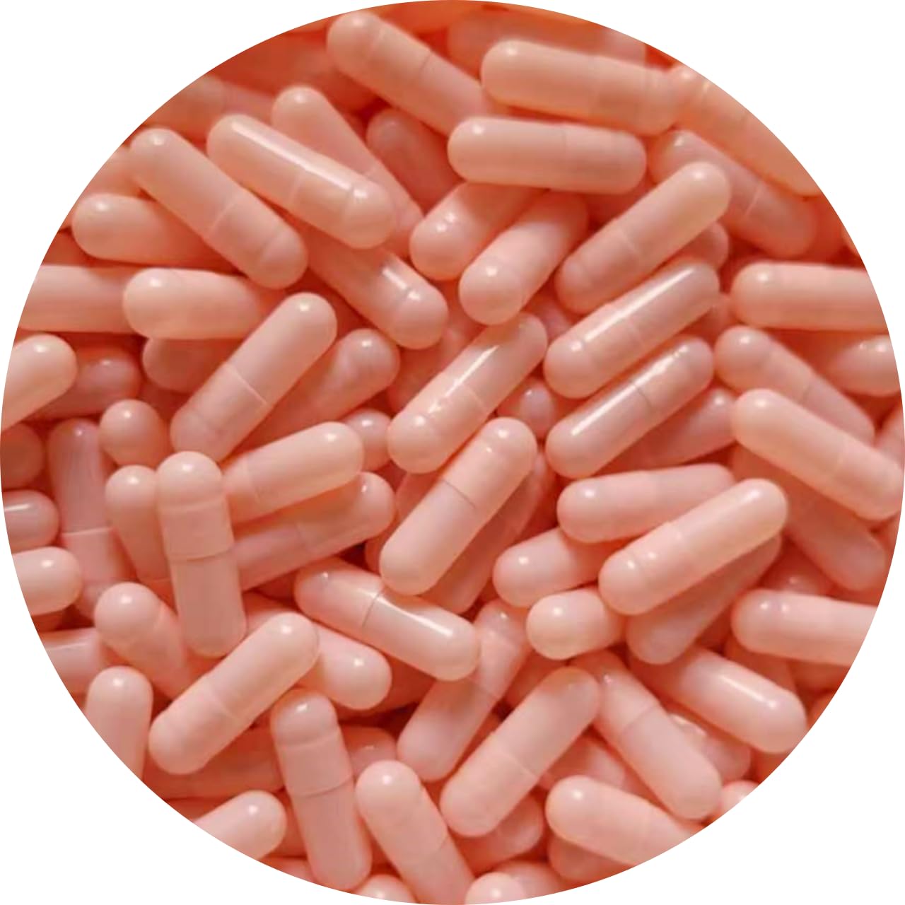Capsule vegetariane vuote HPMC, misura 0, rosa, vegane, senza TIO₂, per riempimento automatico, per la realizzazione di integratori fai da te (1000)