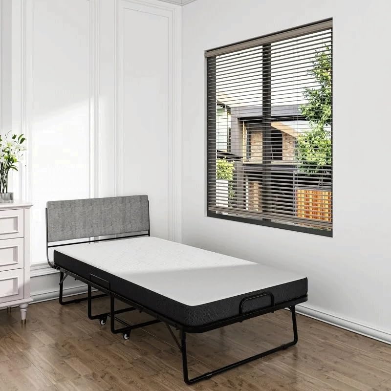 ✨送料無料✨ 低反発 マットレス付き 折り畳みベッド 送料無料) 低反発