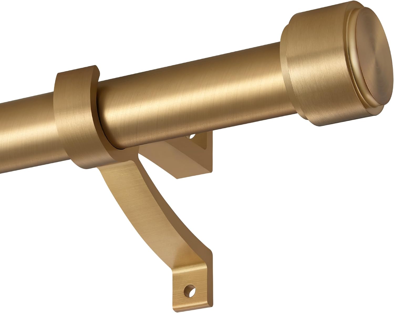 Curtain Rods for Windows 48 to 86", 1Inch Diameter Warm