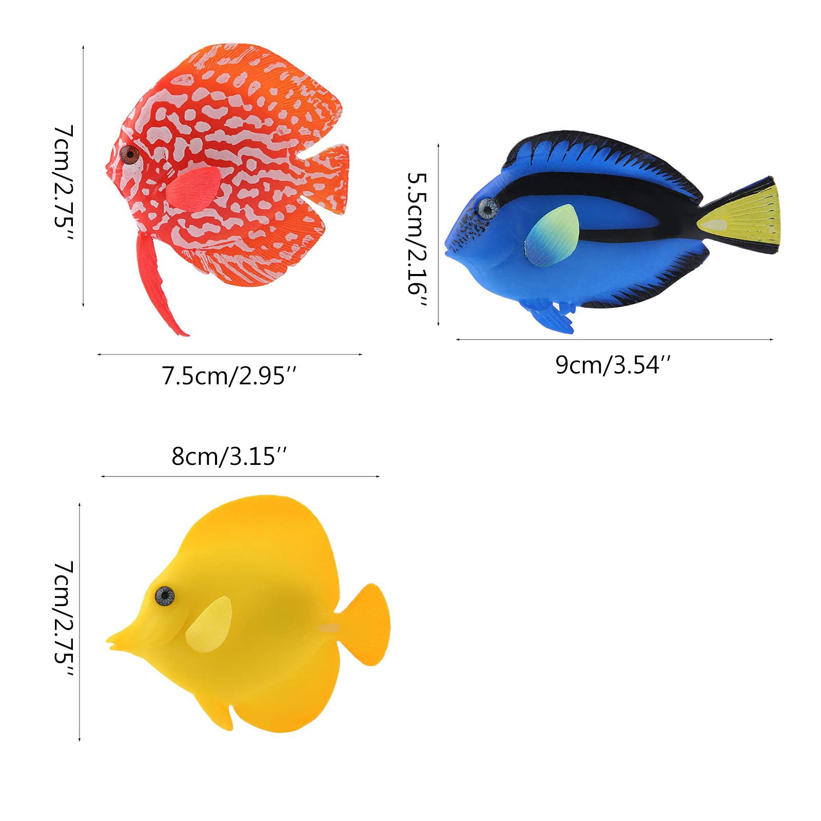 HONBAY Künstliche Fische Aus PU-Schaum – Täuschend Echt Als Deko