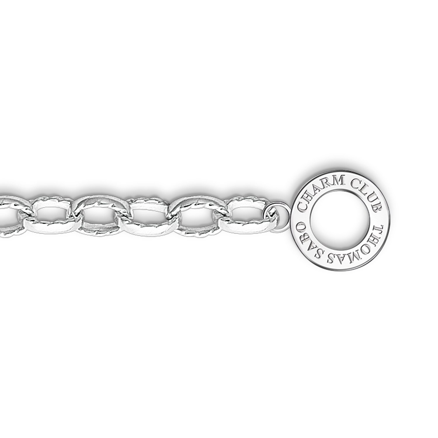 THOMAS SABO Damen Charm-Armband Charm Club 925 Sterling Silber X0230-001-12