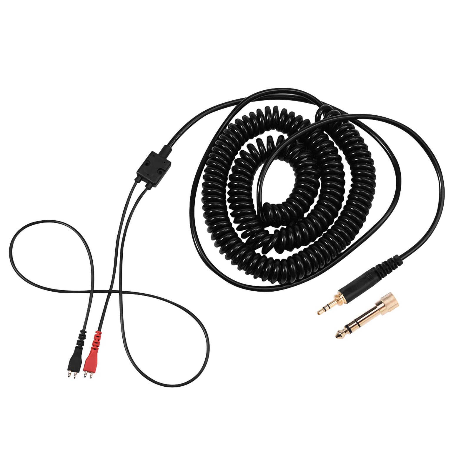 Cavo A Spirale Per Cuffie HD – Ricambio Elastico Per HD25/560/540/480/430, Jack 3,5 E 6,5, Lungo Fino A 6 Metri