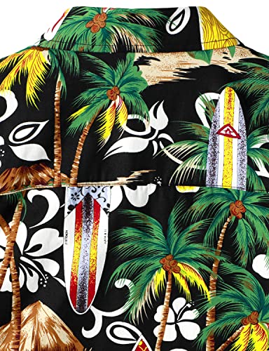 JOGAL - Camicia hawaiana da uomo in stile casual