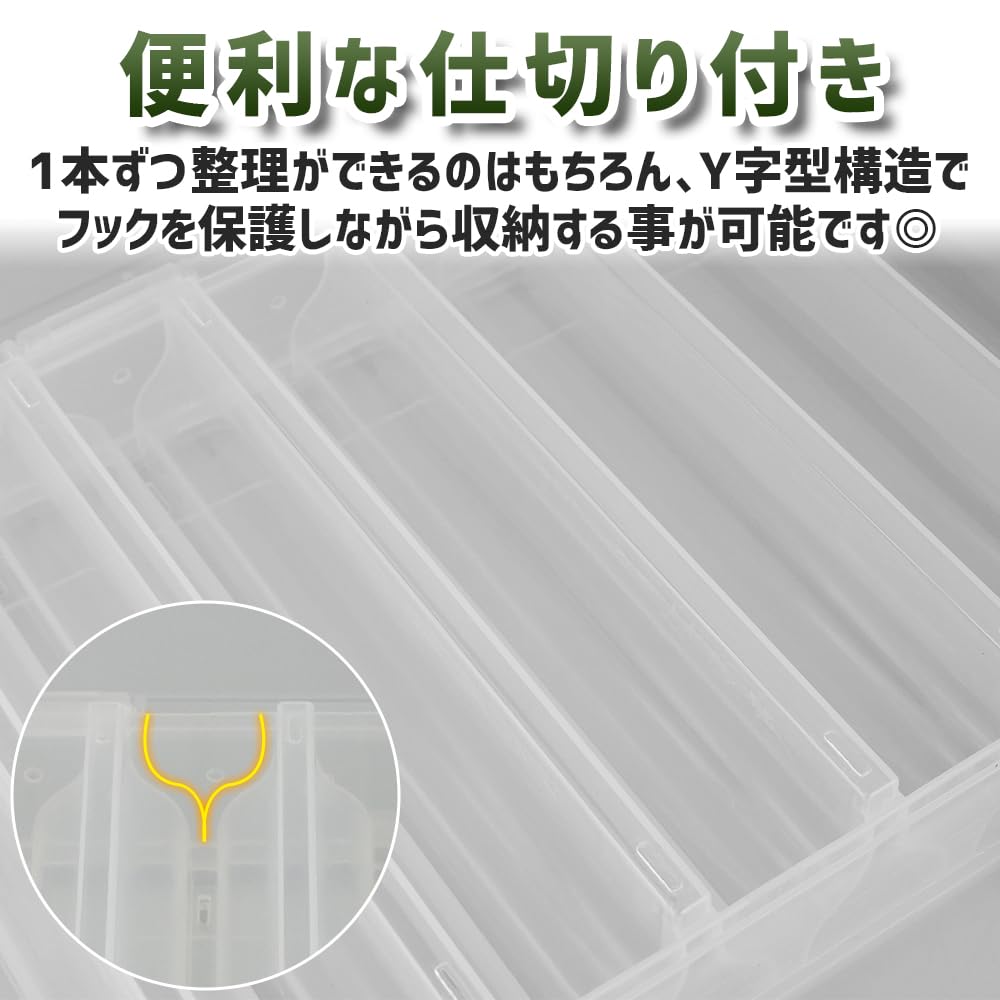 ルアー タックルボックス まとめ売りセット タックルボックス 釣り 両面 釣り具収納 ルアー ルアーケース