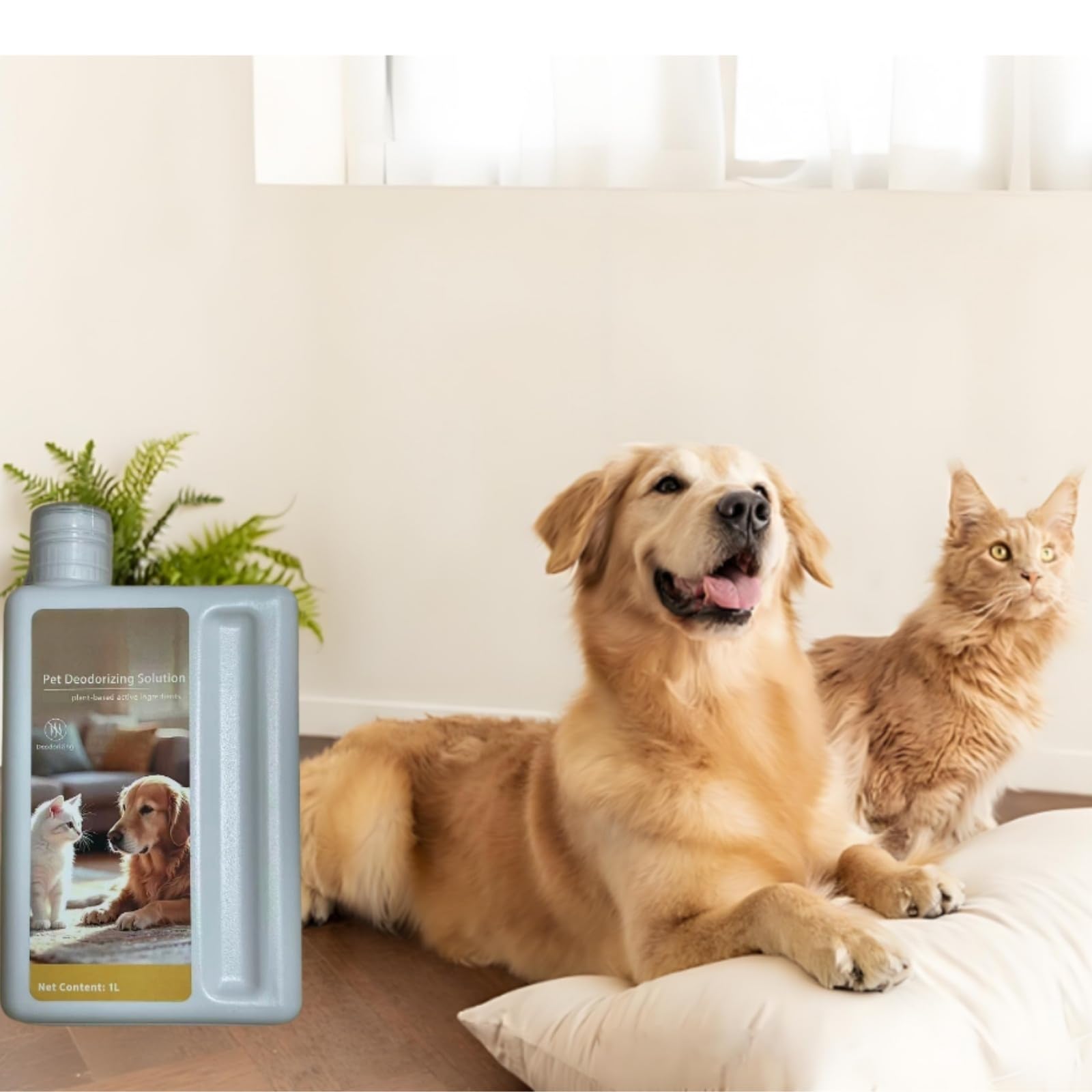 Solución de limpieza eliminadora de olores de mascotas, 1000ML (33,82 Fl oz). Compatible para Dreame. Accesorios para aspiradoras, accesorios para fregadoras de pisos(2pack)