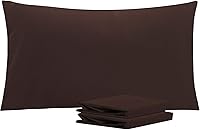 Vista 13 de NTBAY Juego de fundas de almohada estándar, paquete de 2 fundas de almohada de microfibra cepillada de 20 x 26 pulgadas, suaves, sin arrugas
