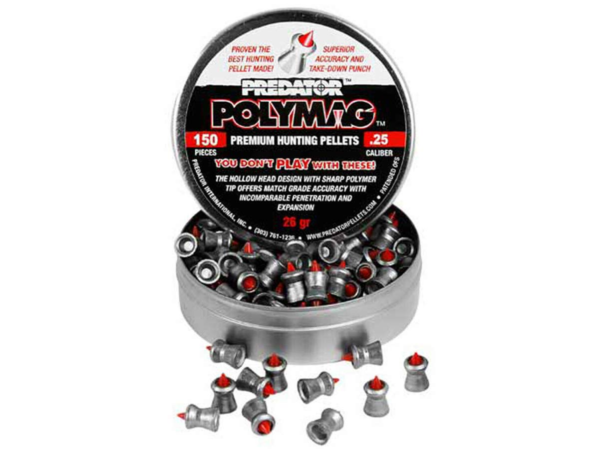 Predator International Polymag .22 cal Polymer Tipped Airgun Pellets