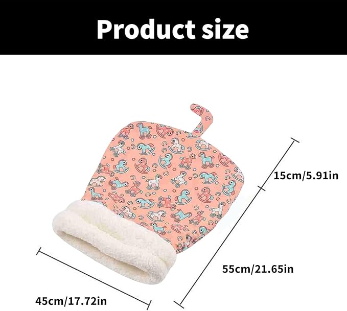 Cama Bolsa para Perros y Gatos Mediana 45x55 cm Azul miniatura 4