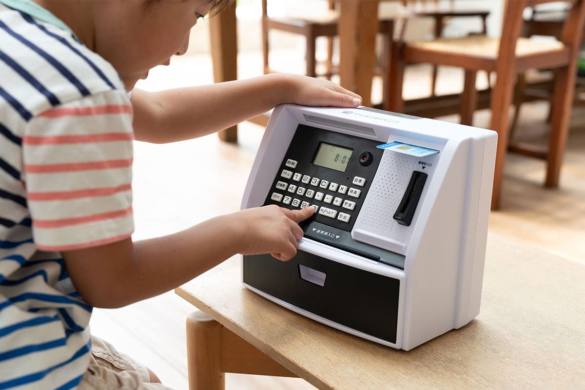 Amazon.co.jp: My ATM Bank Black KTAT-010B Coin Bank Automatic 