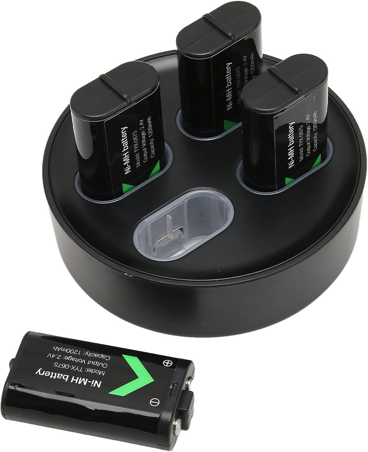 Rechargeable Battery Pack Charger, 4 X1200mAh High Capacity