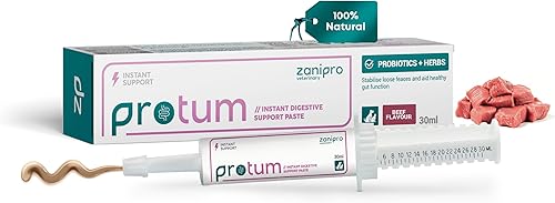 Zanipro Tratamiento para la diarrea del perro, alivio del malestar estomacal de acción rápida, prebióticos y probióticos para perros y gatos,