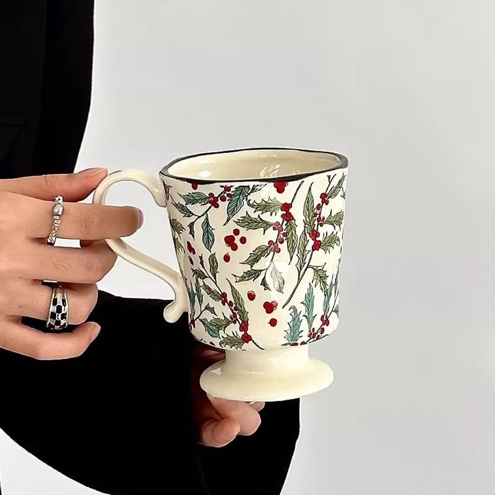 Ceramiczna filiżanka do kawy | Do herbaty espresso cappuccino: podwieczorek w prezencie