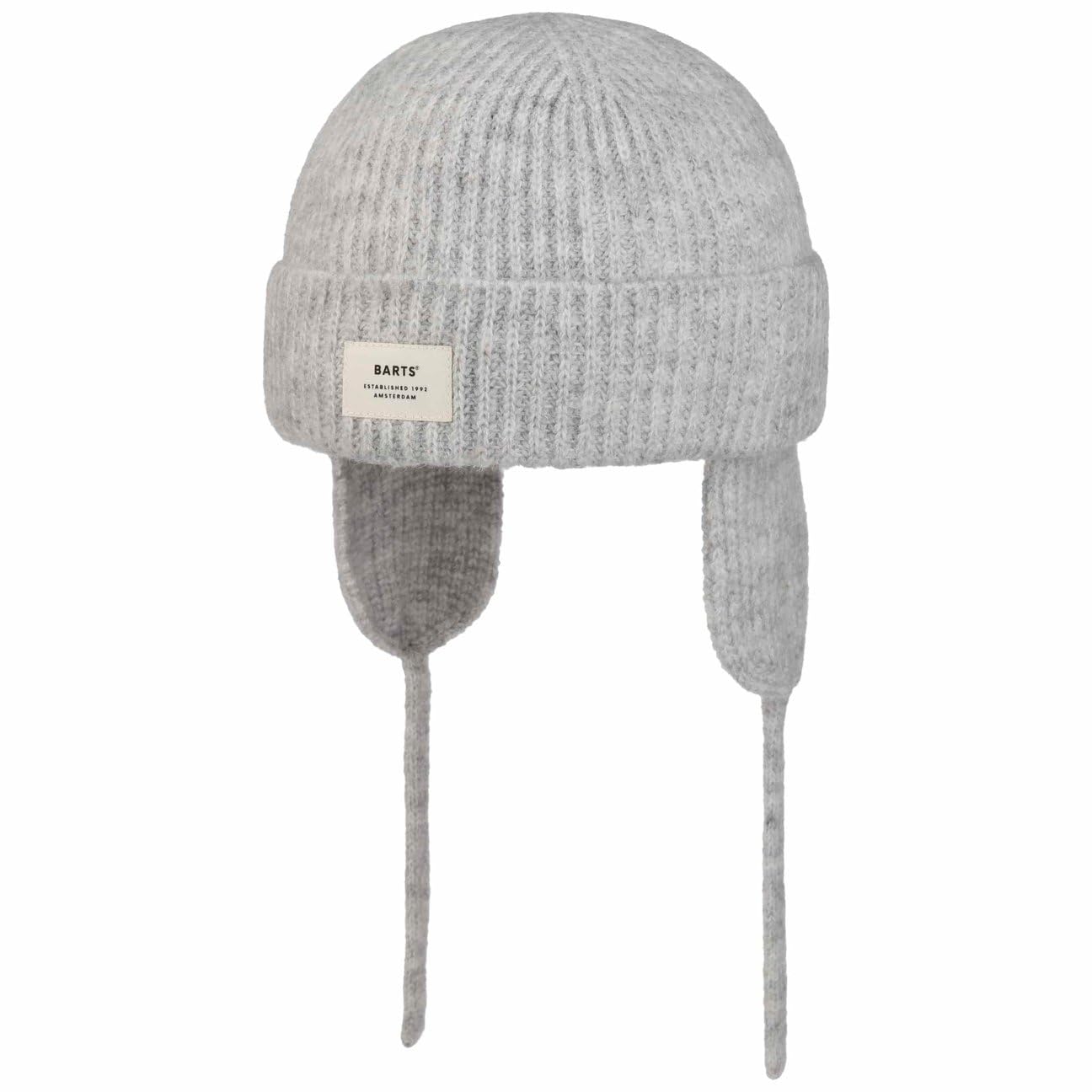 Barts Hillstar Beanie Hat with Ear Flaps Cuff ski (One Size - Light Grey)