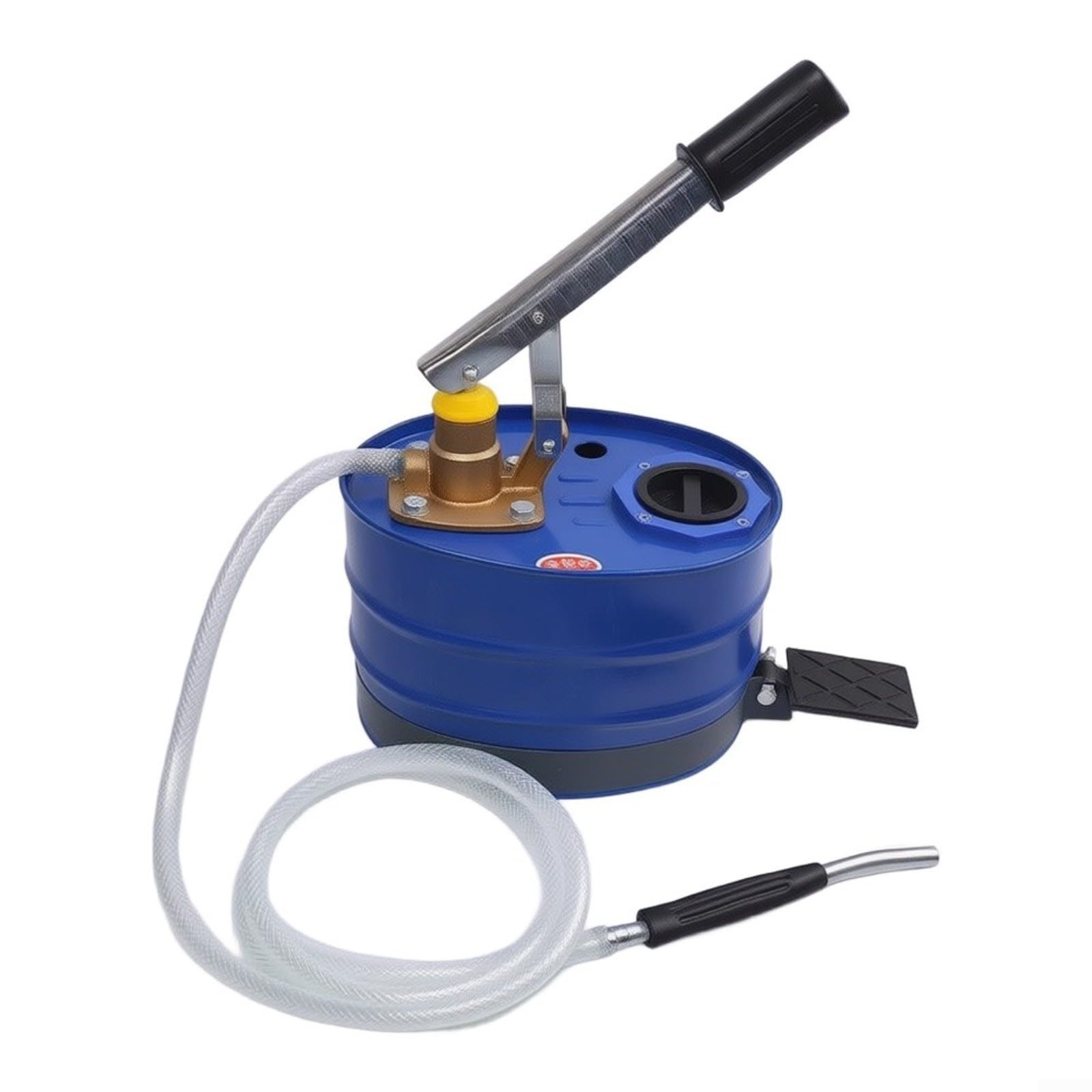 Inflador de aceite manual de 4,5 L con bomba de mano, metal para bidón de