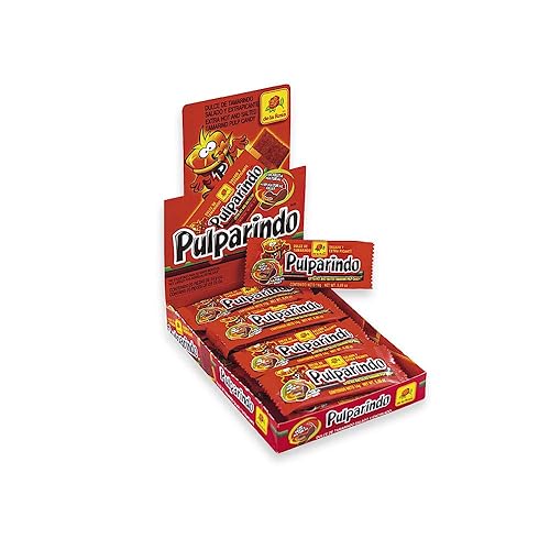 Pulparindo EXTRA HOT Tamarind Pulp Candy 20 count - 20 Count (Pack of 1)