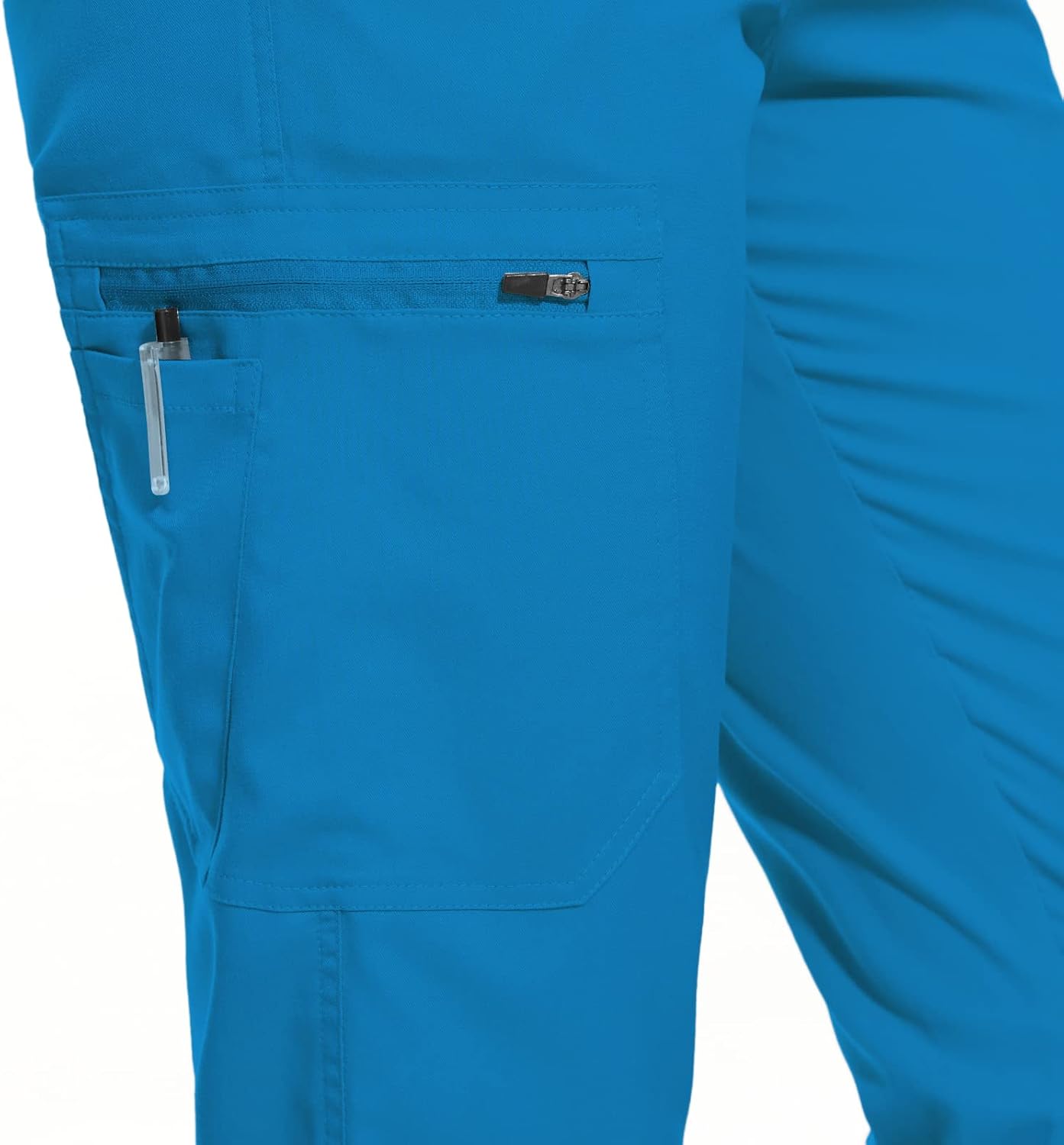 VIAOLI Scrub Pants for Women - Jogger Pants with 8 Pockets and Stretch Fabric Nurse Uniform Work Pants for Men and Women