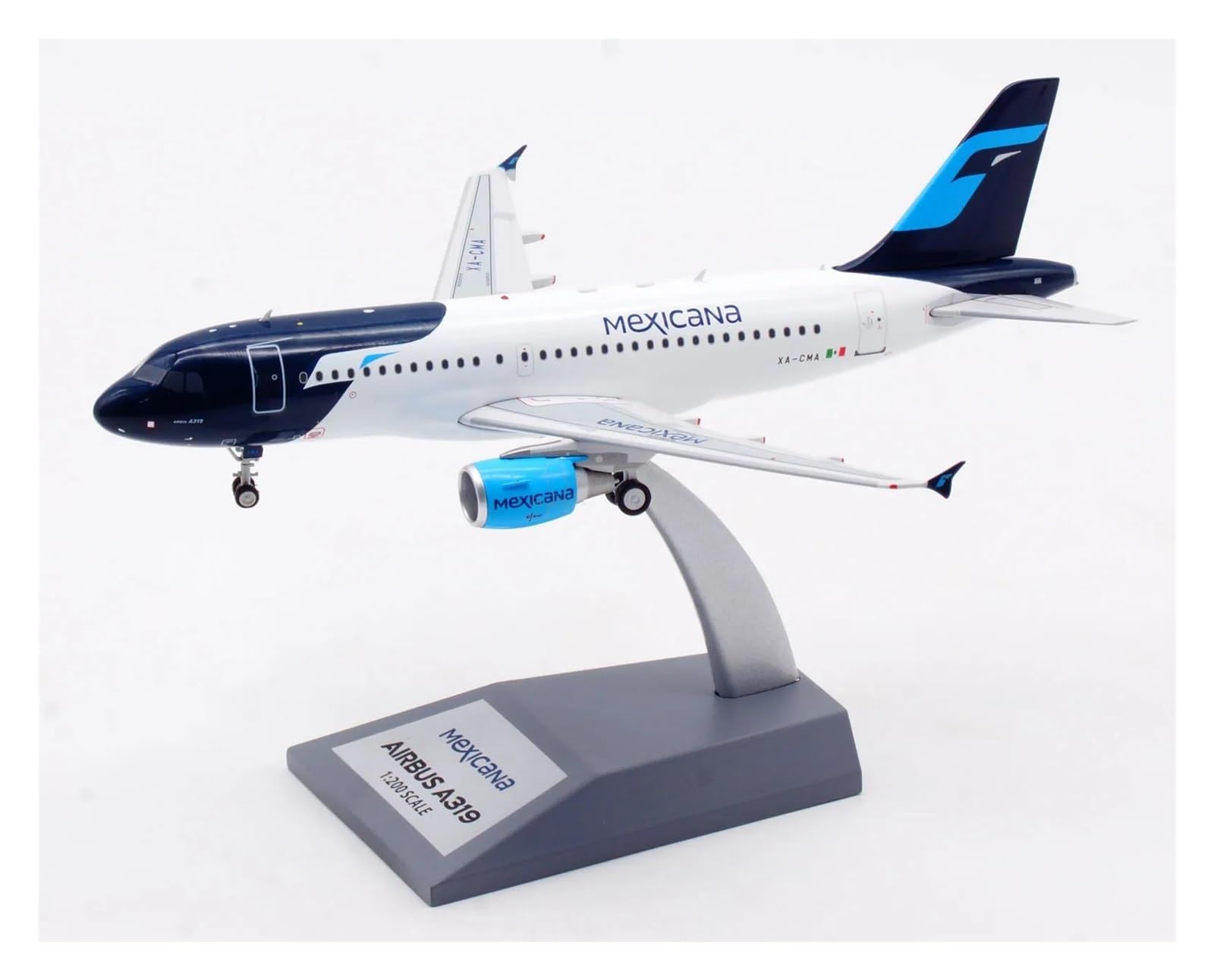 Modelo de avión IF319MX0523 Mexicana Airlines A319 vuelo a escala 1:200 jet diecast XA-CMA