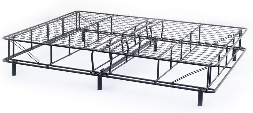 Magic Base Foldable Steel Mattress Base, King (Also Available in Queen)