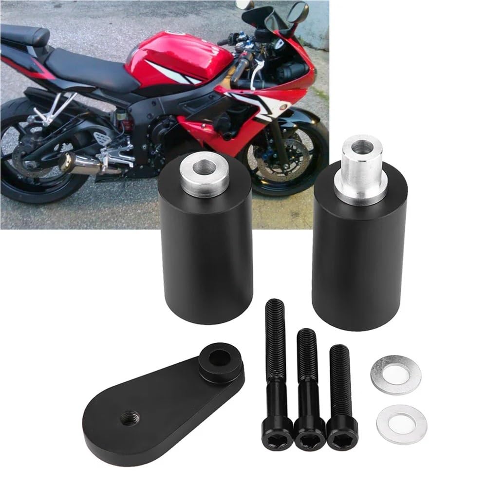 Części do montażu motocykla Rama suwaka Crash Protector Kit pasuje do YZF R6 R6S 2003-2008 Rama suwaka Crash Protectors