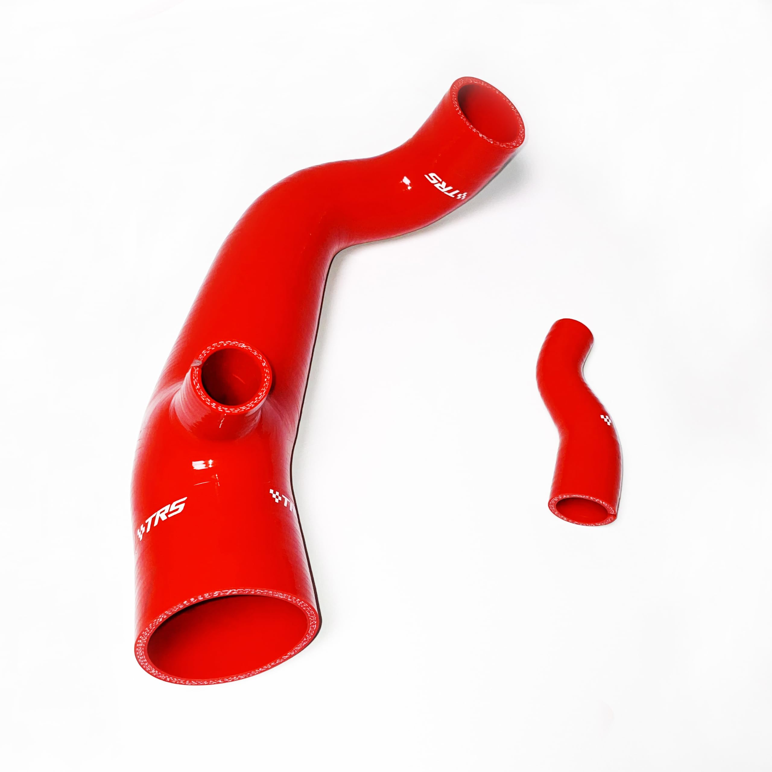 TRS - Tubo di aspirazione dell'aria in silicone compatibile con Mini Cooper S R55 R56 R57 2007-2012 N14 (rosso)