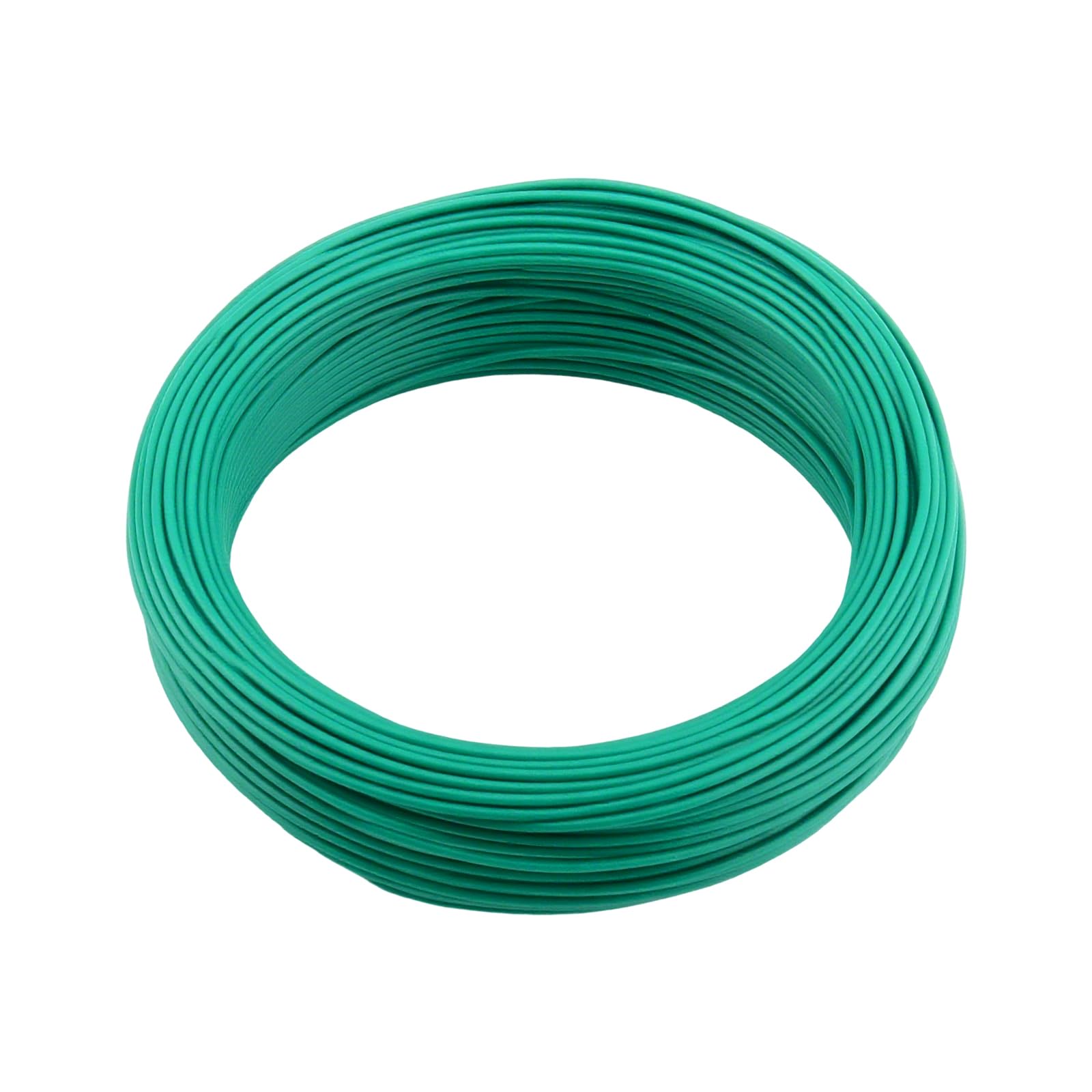 FUNSUEI 2 Rotoli di Filo da 2 mm x 50 m, 100 m, Colore Verde, Filo da Giardino per Piante e Bonsai per Recinzione a Rete Metallica, Piante pomodori, Verde