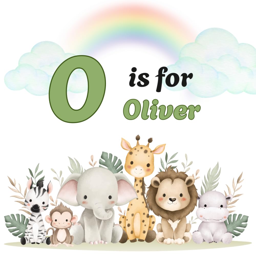 O is for OLIVER: Personalized Alphabet Adventure – Custom Initial & Name ABC Learning Book for Preschoolers ("Letter by Letter" Personalized Book Collection)