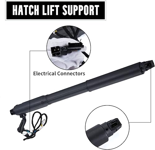 Miniatura 2 de BLCYANUE Soporte de choque de soporte de elevación del maletero trasero izquierdo de la escotilla del portón trasero compatible con BMW X5 E70