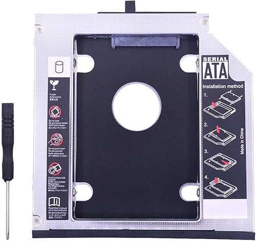 2nd HDD SSD Hard Drive Caddy Bandeja de repuesto para Lenovo Thinkpad T420 T430 T510 T520 T530 W510 W520 W530, portátil interna CD DVD ROM Bahía