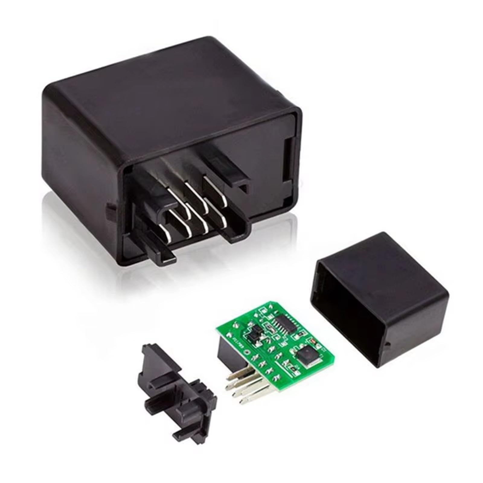 Compatible Con Suzuki Para GSXR-650 1997-2019 2 Piezas 7 Pines Intermitente Relé Indicador Señal Giro Relés Módulo Motocicleta