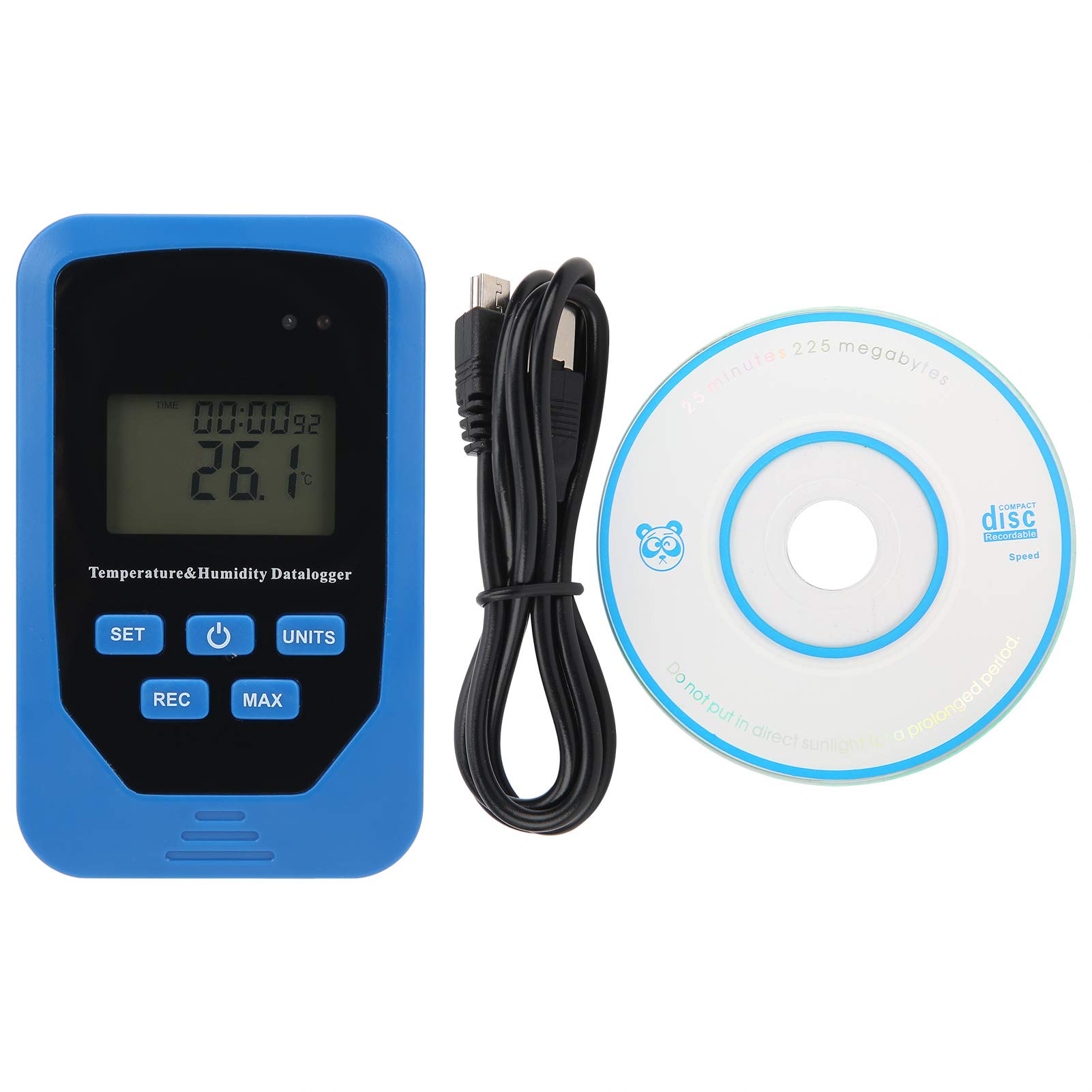 3NH® Humidity Recorder, Multifunctional Digital Temperature Recorder, Temperature Recorder USB, Durable Accurate for Lab Industry-image-45