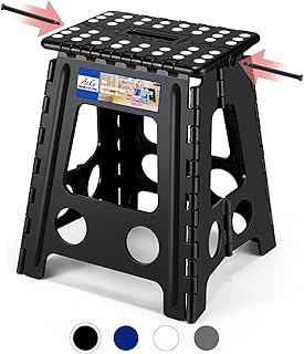 ACKO Heavy-Duty 16-Inch Folding Step Stool (400 lbs Capacity)