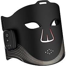 Red Light Therapy Mask for Face Anti-Aging Skin Firming Glow with 336 LEDs Face Mask 850NM Infrared |Wireless 2000mAh 4 Modes + Comfort Eye Protection ModelM19