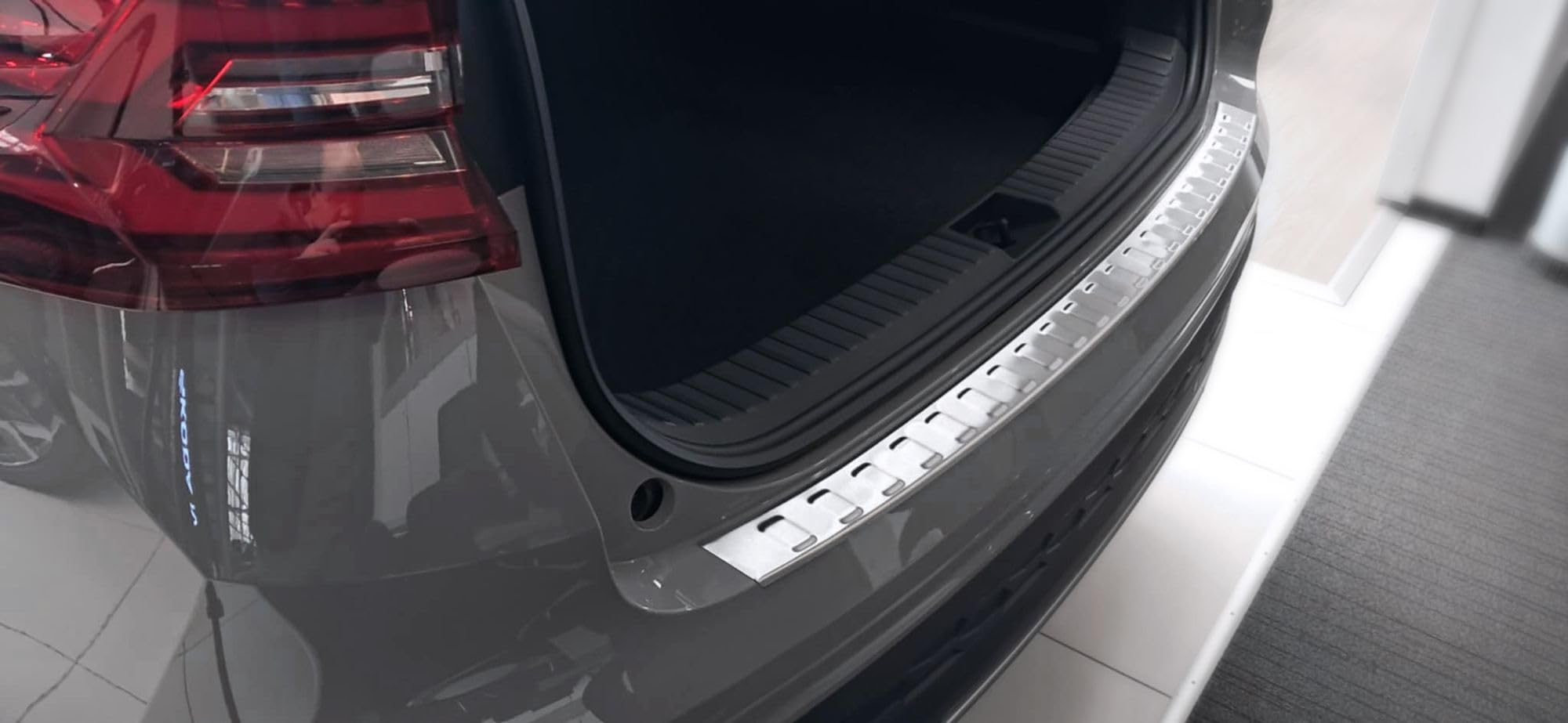 tuning-art Protection de seuil de Coffre pour Skoda Kodiaq 2 12/2023-
