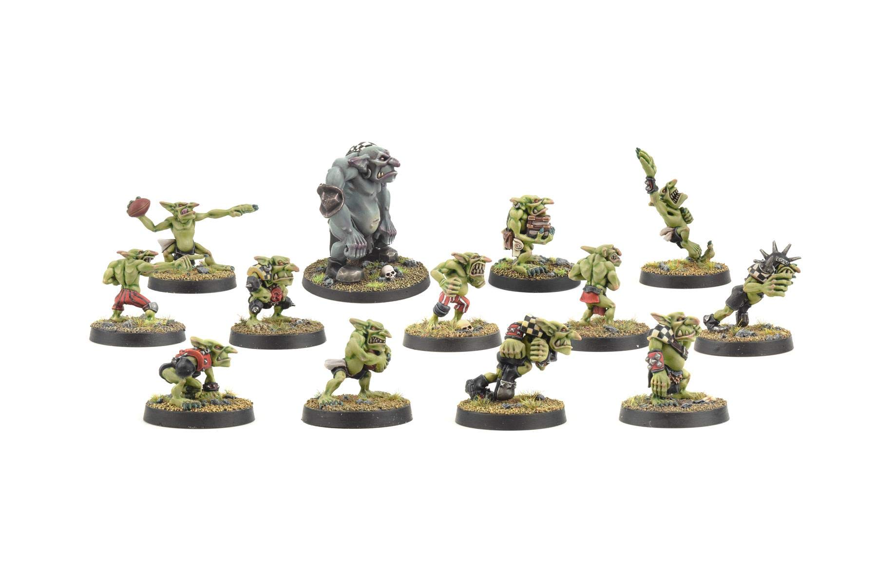 War World Gaming Gutrot Greenskins Catcher – 2 Figuren, 28 Mm, Unbemalt, Harz, Für Blood Bowl & Tabletop