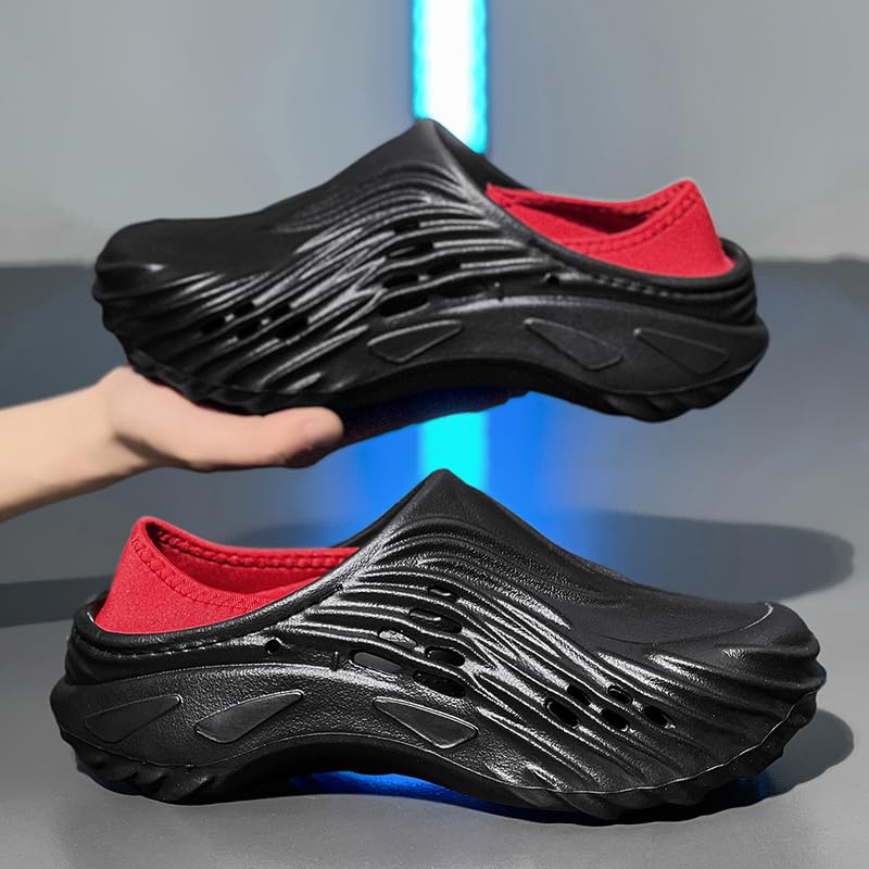 Image of Men's Clogs Garden Shoes Adult Slip On Outdoor Athletic Sports Sandals Summer Water Beach Shoes Casual Slippers Lightweight Breathable Non Slip