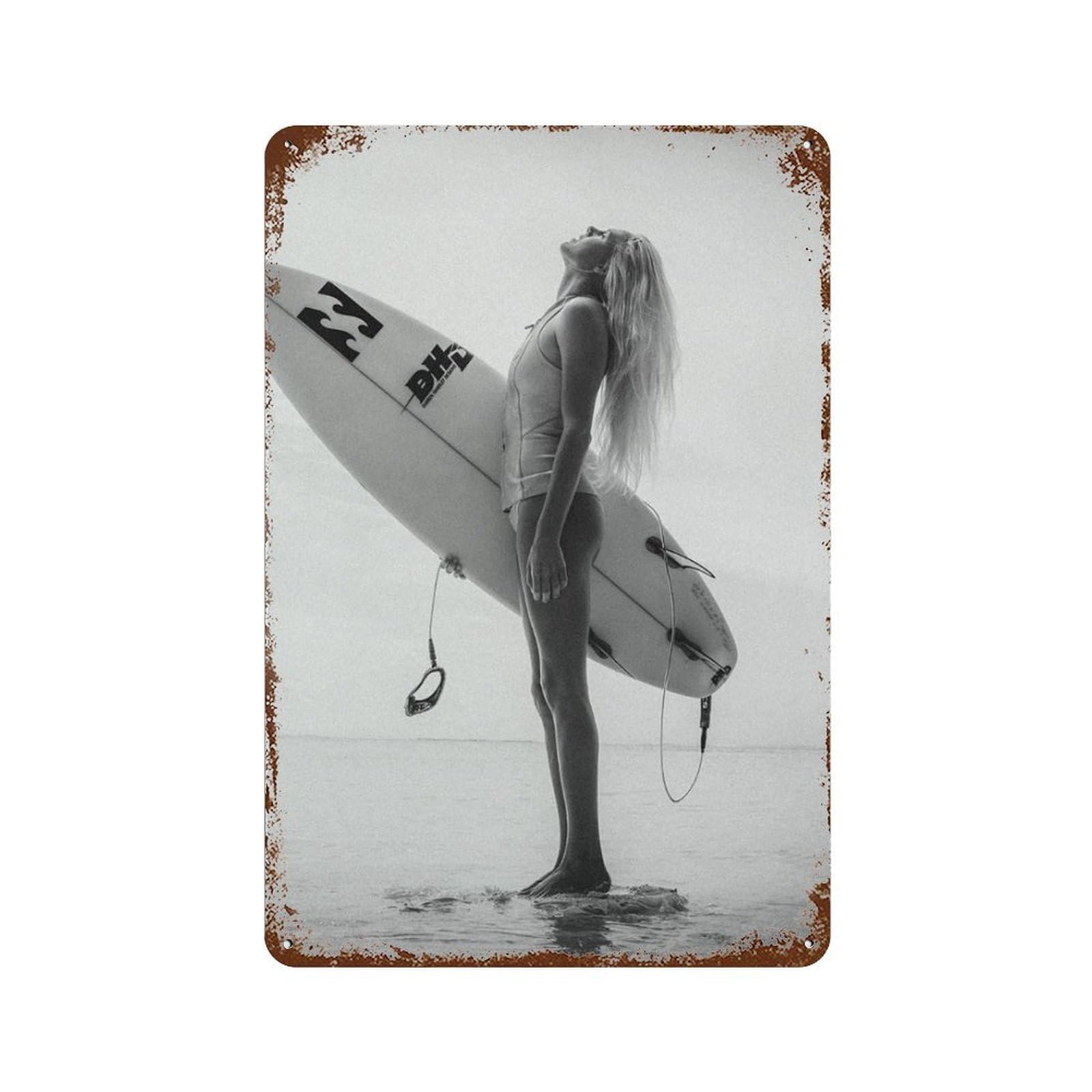 xiaoxiaoshen Vintage Beach Surfer (12) Wall Decor Art Metal Tin Poster Modern Home Decor Art Home Bar Shop Decorations Vintage Sign 30x20cm