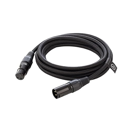 Elgato XLR Cable – Shielded Microphone Cable for Studio Recording and Live Production, Gold-Plated Pins, Male to Female, for Mic and Balanced Analog Line Levels, 10ft/3m