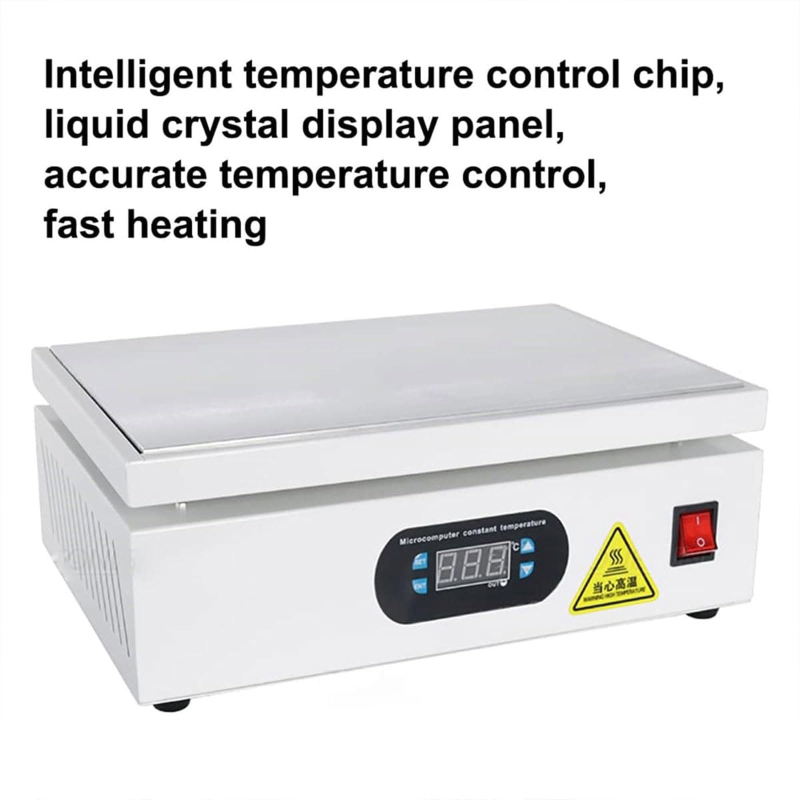 Machine d’Emballage en Cellophane 1000W, Machine de Surenveloppement Manuelle avec Spatule Chauffante, Température Réglable et Protection des Bords, Machine de Scellage de Bureau pour le Chauffage