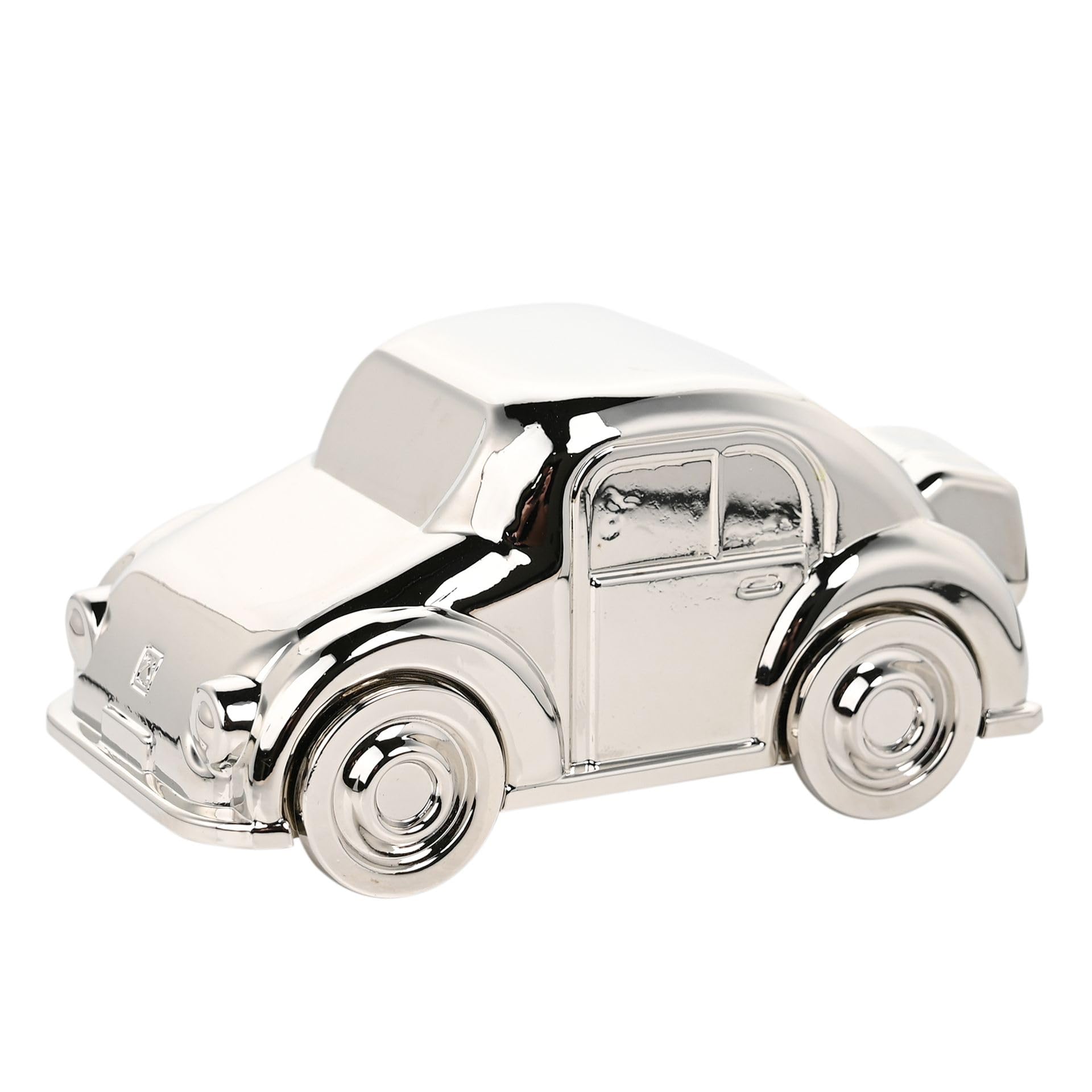 Widdop And Co Silver Widdop Bambino Plated Car Money Box For Newborn, Christening, Children - Kids Money Box
