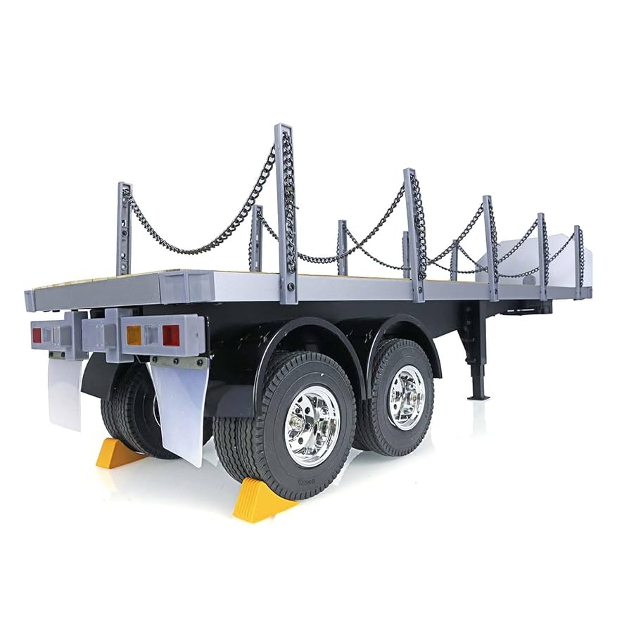 ホビーラジコン Tamiya 1/14 Scale Flatbed Semi-Trailer Tamiya 1/14 Semi Flatbed Trailer Kit | Horizon Hobby