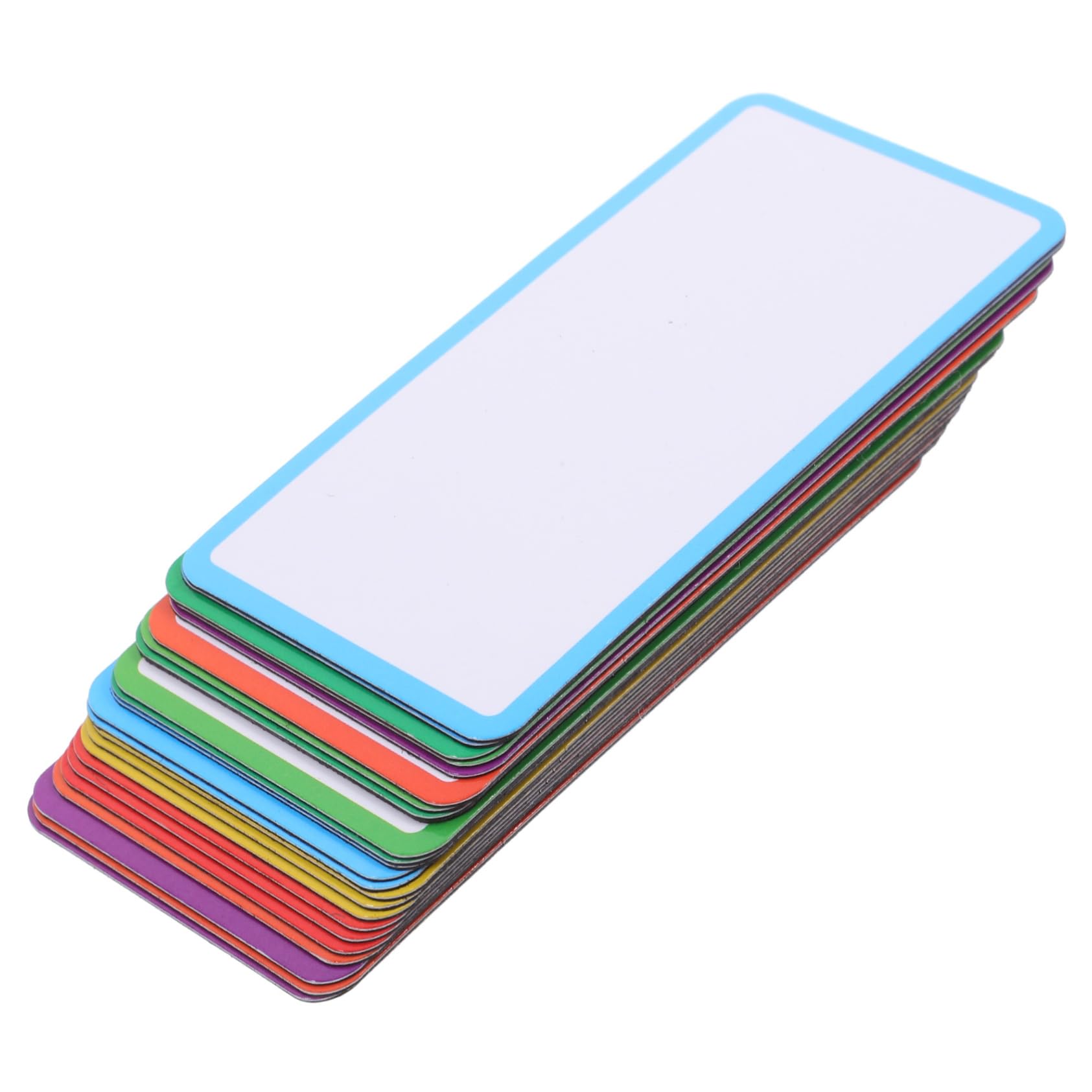 NUOBESTY 5 Set di Etichette Cancellabili a Secco con Magnetico per Classe Ufficio Etichette Magnetiche per Marcatura Alimentare (confezione da 50 Pezzi * 5