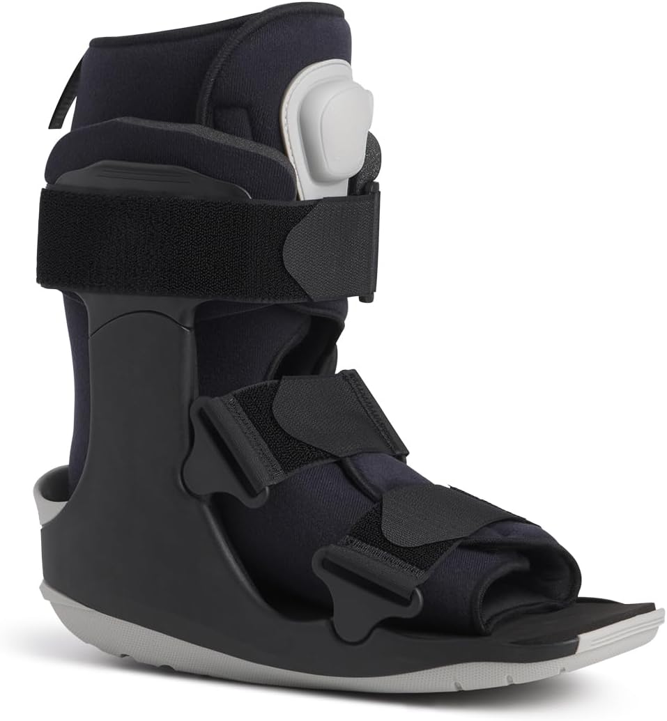 - Ovation Medical Gen 2 Pneumatic Walking Boot - Lightweight, Low Profile CAM Walker Boot - Premium Medical Boot for Foot Injuries, Ankle Sprains, Fracture Recovery Support, & More (Short, Medium)