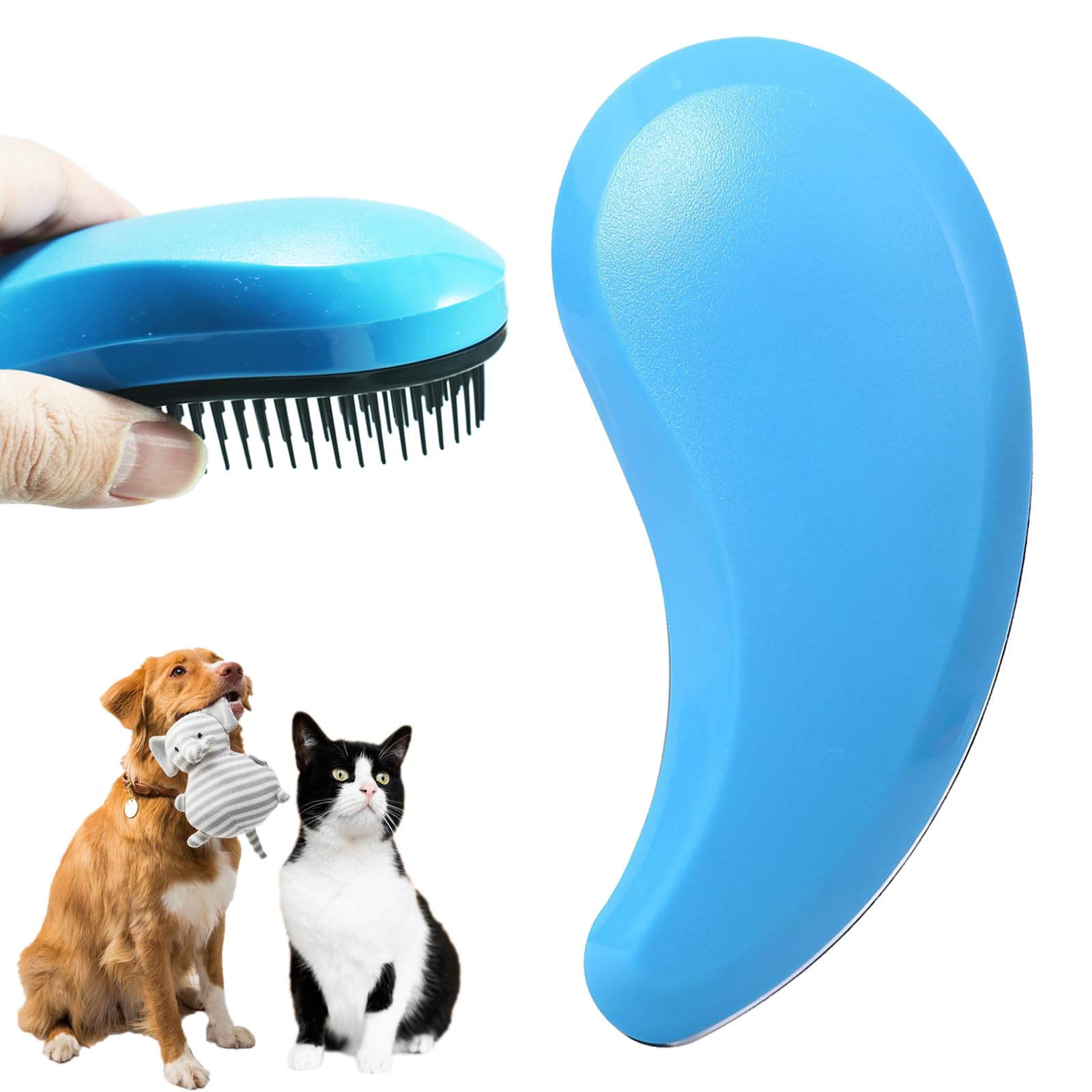 Zorrasxy Puppy Brush, Soft Dog Brush for Grooming, Puppy Hair Remover Brush Comb, Grooming Tool for Poodles, Teddy, Yorkies, Maltese, Shih Tzu,