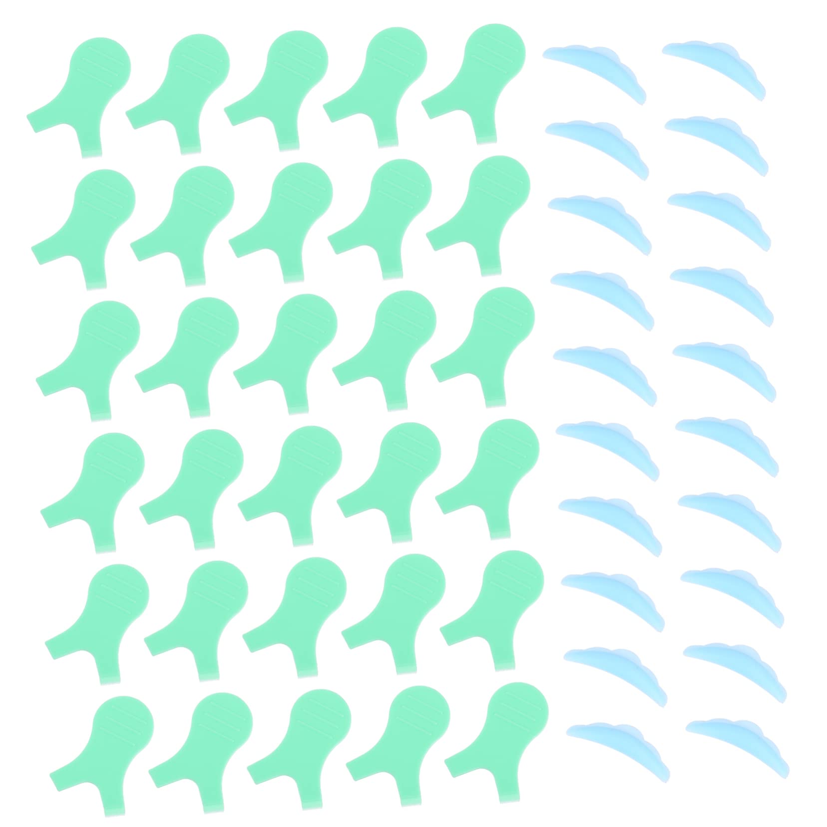 Beatifufu 30pcs Brush Set Lift Kit with Eyelash Curler Pads Refill Professional Perm Tools for Eyelash Lift Perm