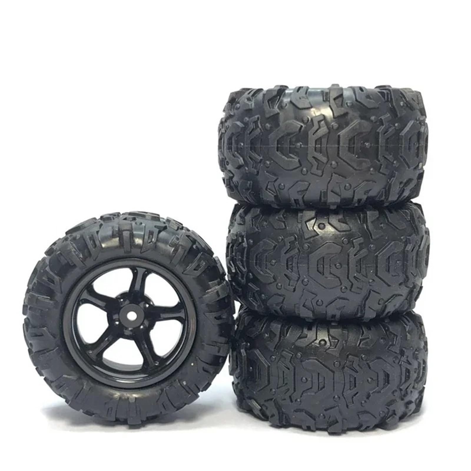 para Pxtoys para Enoze 9300 9302 9300E 9302E 9303E 9304E 1/18 RC Repuesto Coche 4 Uds Accesorios Rueda Neumático Piezas Mejora PX9300-21 Piezas Mejora RC
